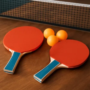Professional Table Tennis Racket Set – 2 Paddles & 3 Balls | Indoor & Outdoor Ping Pong Kit for Kids & Adults - Image 1