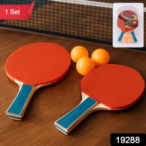 Professional Table Tennis Racket Set – 2 Paddles & 3 Balls | Indoor & Outdoor Ping Pong Kit for Kids & Adults - Image 5