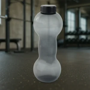 Dumbbell Shaped Water Bottle – 550ml | Leakproof & Freezer Safe Gym Bottle for School, Office, Travel (Portable, Lightweight) - Image 3