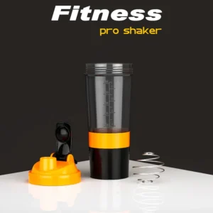 Gym Shaker Bottle with Powder Compartment – BPA-Free Protein Shaker for Workout & Fitness (Leak-Proof, 500ml–700ml) - Image 6