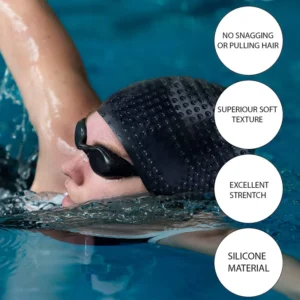 Professional Swimming Goggles with Mirrored Lenses, Anti-Fog, UV Protection & Earplugs | Leakproof Goggles for Adults with Carry Case (Unisex) - Image 6