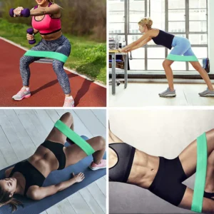Hip Resistance Bands Set for Legs & Glutes – 3PCS Non-Slip Booty Bands for Women & Men | Strength, Pilates, Squats, Yoga, Home Gym - Image 4