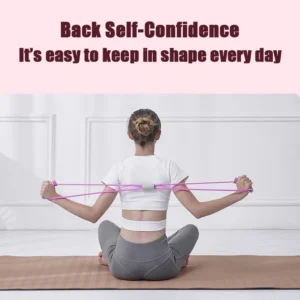 Sport Resistance Loop Band – Rubber Exercise & Yoga Band for Home Gym Strength Training (Mixed Color) - Image 5