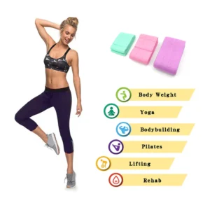 Hip Resistance Bands Set for Legs & Glutes – 3PCS Non-Slip Booty Bands for Women & Men | Strength, Pilates, Squats, Yoga, Home Gym - Image 2