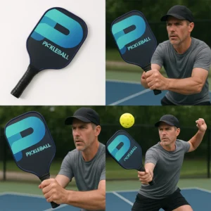 Professional Fiberglass Pickleball Paddle – Lightweight Indoor & Outdoor Racket with Cushion Grip + Protective Cover - Image 3