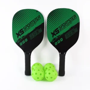 Knx Professional Outdoor Pickleball Set – 2 Lightweight 250g Paddles + 4 Perforated Balls | Beginner & Intermediate Racket Game Set - Image 1